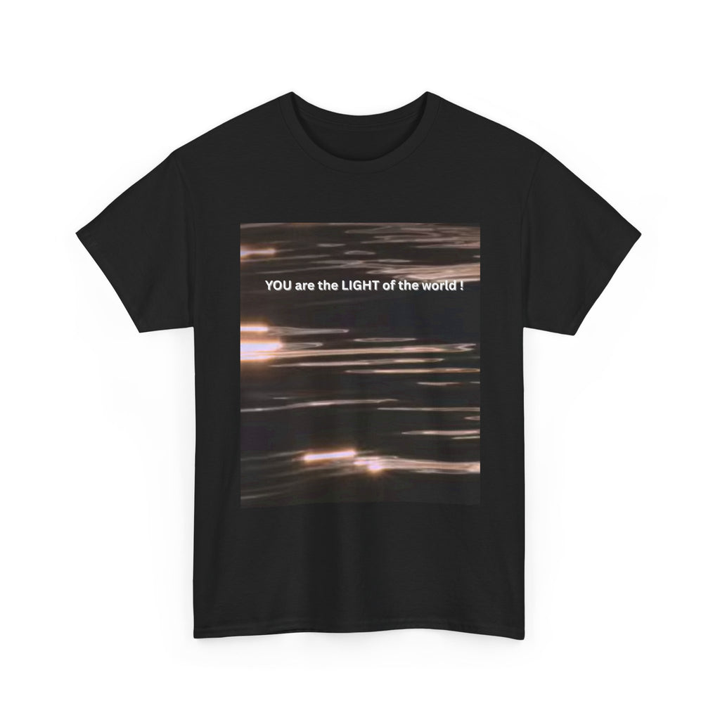 Light of the World Unisex Tee with Lighted Skyline Design